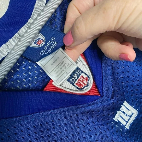 NFL Onfield Reebok New York Giants #80 Tony Cruz Super Bowl XLVI‎ size 48 - Picture 7 of 8